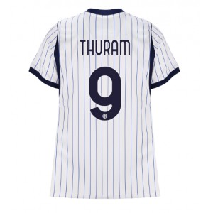 Inter Milan Marcus Thuram #9 Jalkapallovaatteet Naisten Vieraspaita 2026-27 Lyhythihainen